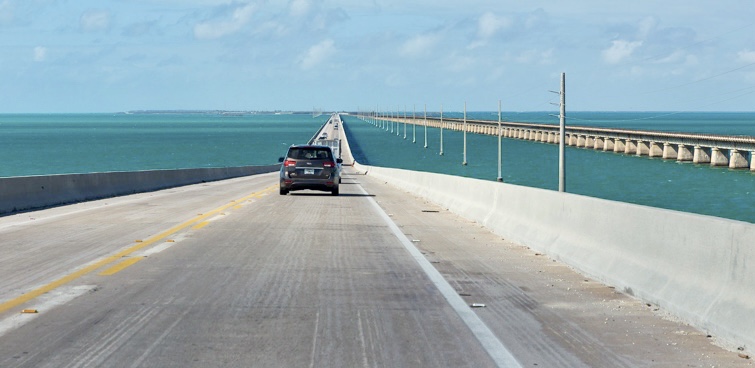 overseas highway, viaje por carretera en estados unidos